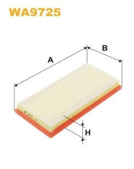 Воздушный фильтр WIX FILTERS WA9725