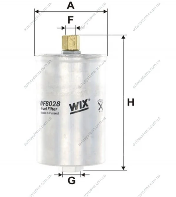 Фильтр топливный WIX FILTERS WF8028 (фото 1)