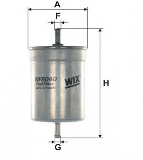 Фильтр топливный WIX FILTERS WF8040 (фото 1)
