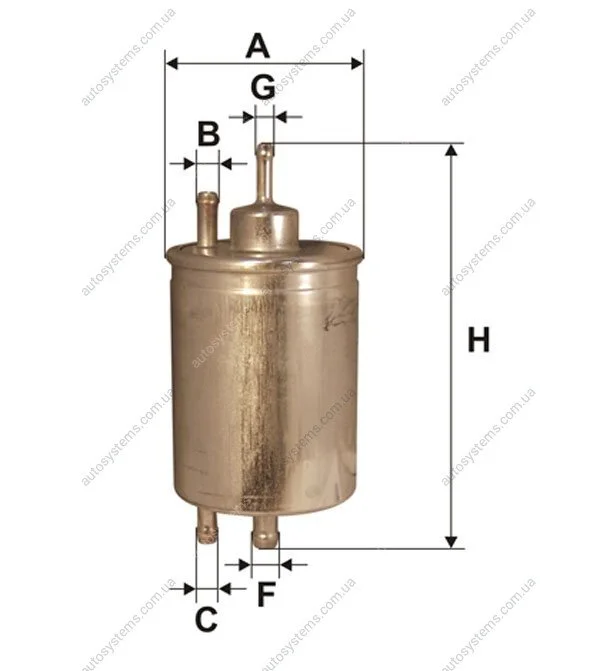 Фільтр паливний MB C-class (W202/W203)/CLK (C209)/E-class (W210) 1.6-6.3 96- (M112/111/271) WIX FILTERS WF8175 (фото 1)