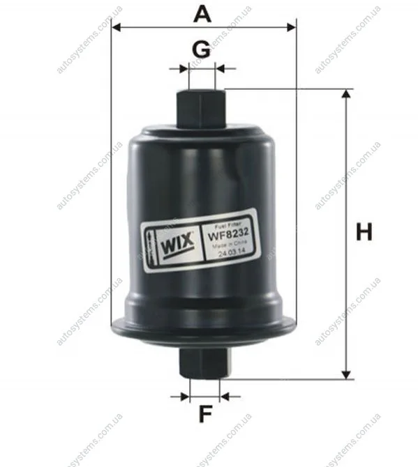 Фильтр топливный WIX FILTERS WF8232 (фото 1)