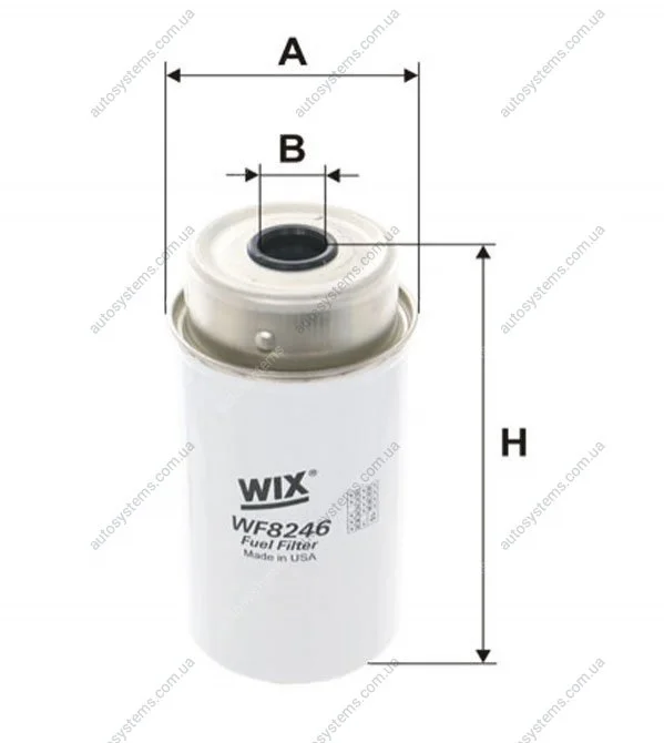 Фильтр топливный WIX FILTERS WF8246 (фото 1)
