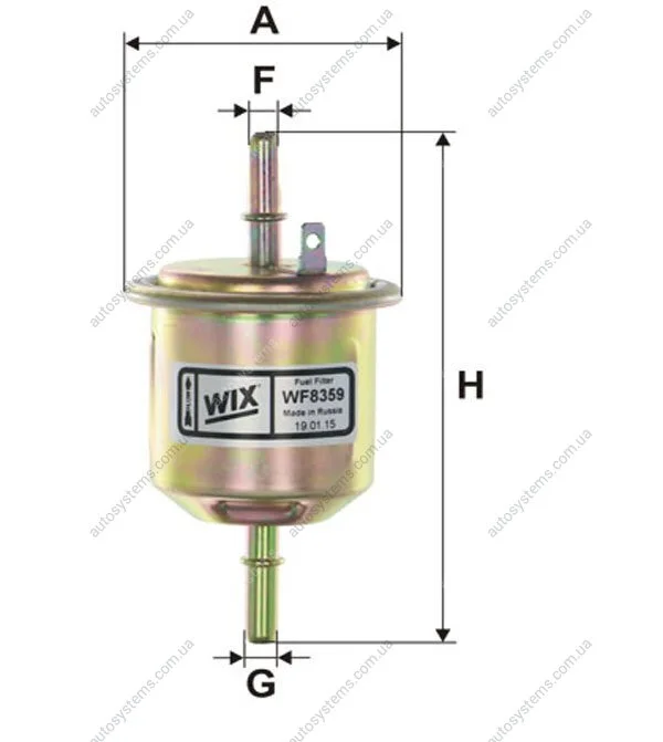 Топливный фильтр WIX FILTERS WF8359 (фото 1)