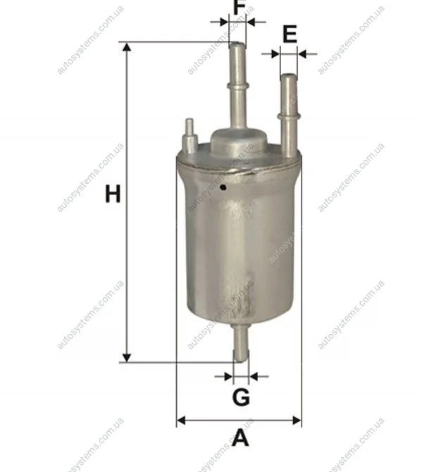 Фільтр паливний VW Caddy 1.0-1.6 TSI 10-/Skoda Octavia 04-13/Seat Ibiza 1.0-1.8 TSI 09- WIX FILTERS WF8386 (фото 1)