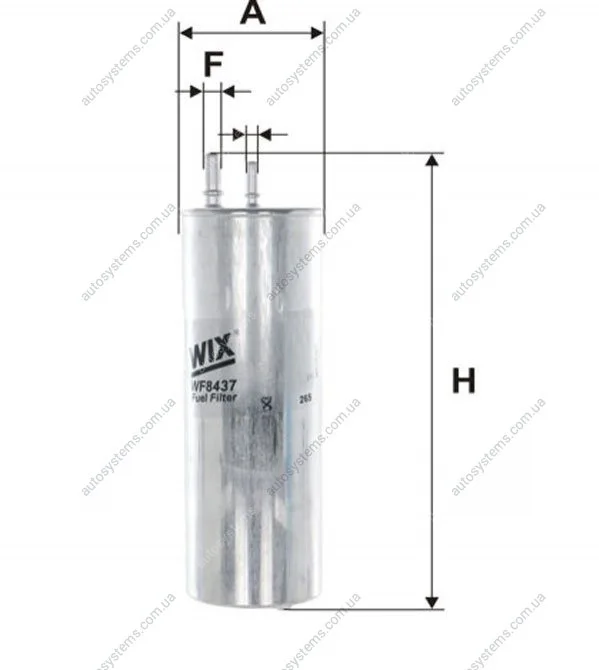 Фильтр топливный WIX FILTERS WF8437 (фото 1)