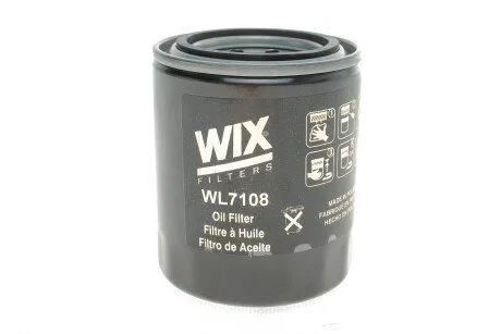 Фільтр масляний Hyundai Sonata III 2.0 04-/Mazda 323/626 1.7D 83-89 WIX FILTERS WL7108