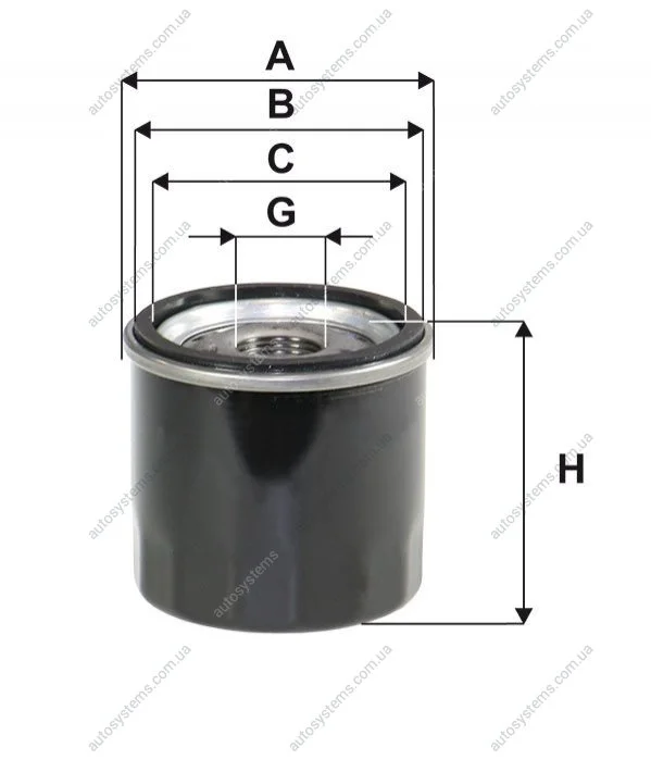 Фильтр масляний WIX FILTERS WL7204 (фото 1)
