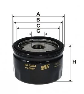 Фильтр масляний WIX FILTERS WL7254