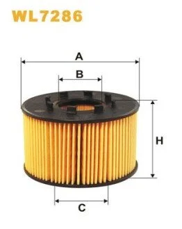 Фильтр масляний WIX FILTERS WL7286