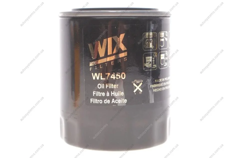 Фильтр масляный WIX FILTERS WL7450 (фото 1)