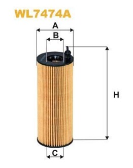 Масляный фильтр WIX FILTERS WL7474A