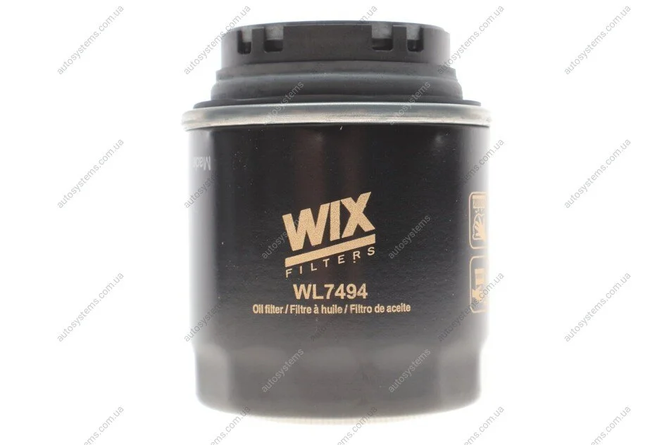 Фільтр масляний VW Caddy III 1.2TSI 10-15/Golf 1.2/1.4 TSI 10-13/Passat 1.4 TSI 10-14 WIX FILTERS WL7494 (фото 1)