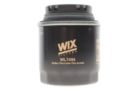 Фільтр масляний VW Caddy III 1.2TSI 10-15/Golf 1.2/1.4 TSI 10-13/Passat 1.4 TSI 10-14 WIX FILTERS WL7494