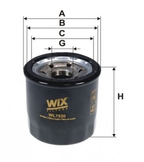 Фильтр масляний WIX FILTERS WL7520 (фото 1)