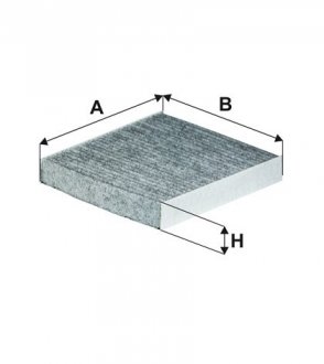 CABIN CARBON FILTER WIX FILTERS WP2091 (фото 1)