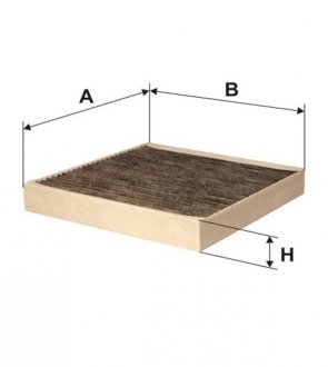 Фільтр салона вугільний WIX FILTERS WP9107