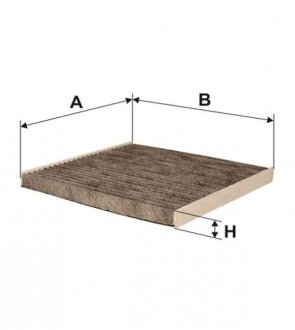 CABIN CARBON FILTER WIX FILTERS WP9137 (фото 1)