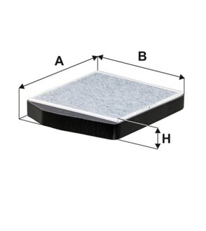 Фильтр салона с активированным углем WIX FILTERS WP9317