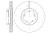 Тормозной диск передний вентилируемый WOKING D61460.10 (фото 1)