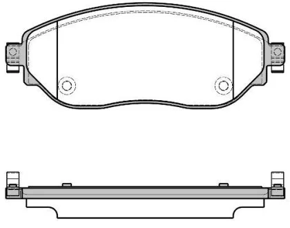 Тормозные колодки дисковые, комплект WOKING P17173.08