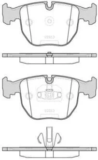 Тормозные колодки дисковые, комплект WOKING P4963.20