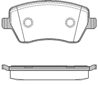 Тормозные колодки дисковые, комплект WOKING P8873.00