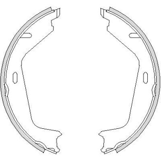 Колодки тормозные стояночного тормоза WOKING Z4726.00
