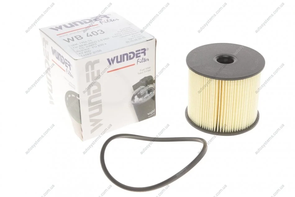 Фільтр паливний Citroen Berlingo/Peugeot Partner 2.0HDi 99-05 (сис-ма Siemens) Wunder-filter WB 403 (фото 1)