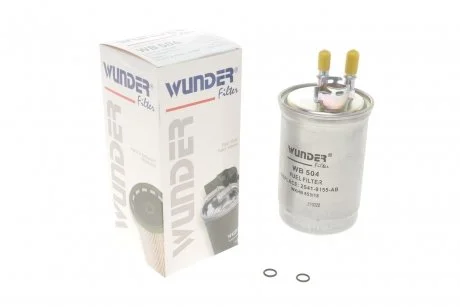 Фільтр паливний Ford Connect 1.8Di/TDCi (55kw) 02- (під клапан) Wunder-filter WB 504