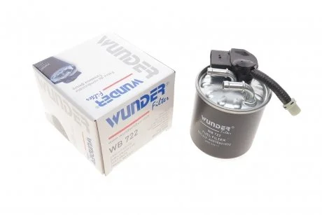 Фільтр паливний MB Sprinter 2.2CDI OM651 (з датчиком) Wunder-filter WB 722