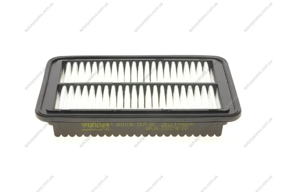 Фільтр повітряний Kia Picanto 1.0/1.2 11-/ Hyundai I10 1.0 11-17 Wunder-filter WH 1036 (фото 1)