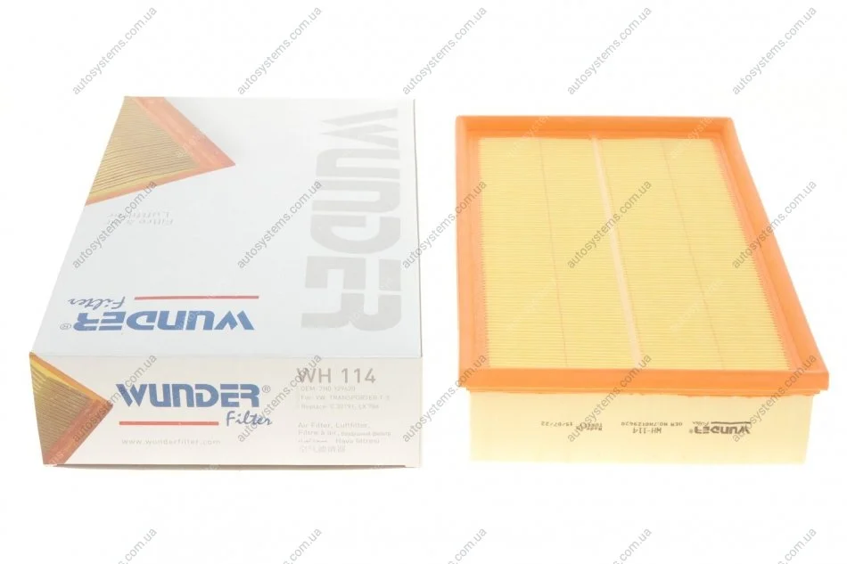 Фільтр повітряний VW T5 03- Wunder-filter WH 114 (фото 1)