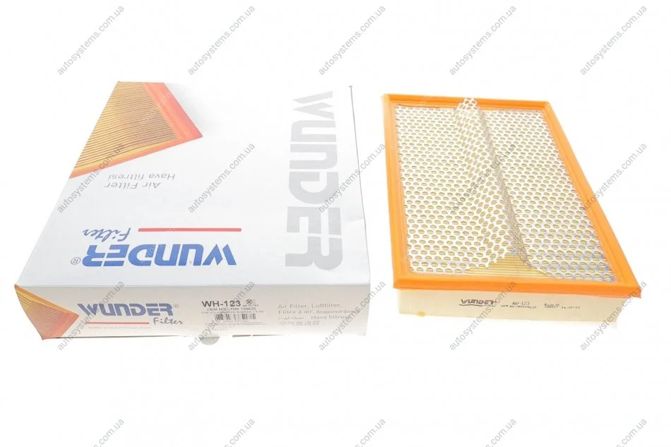 Фільтр повітряний VW Sharan 95-10 (з поролоном) Wunder-filter WH 123 (фото 1)
