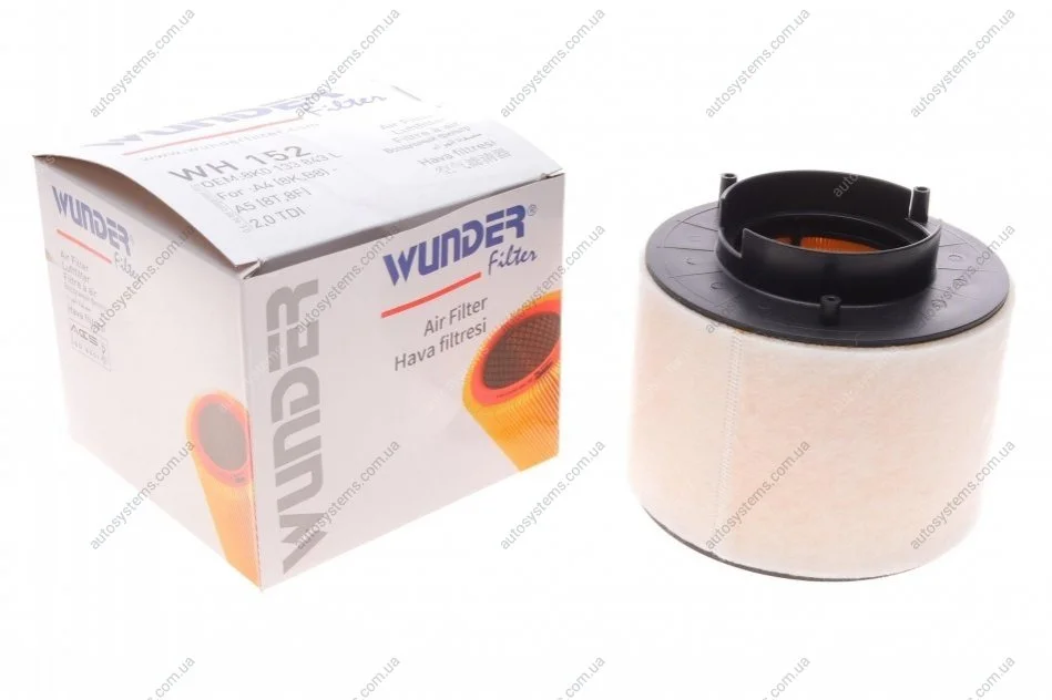 Фільтр повітряний Audi A4/A5/Q5 2.0 TDI 13-17 Wunder-filter WH 152 (фото 1)
