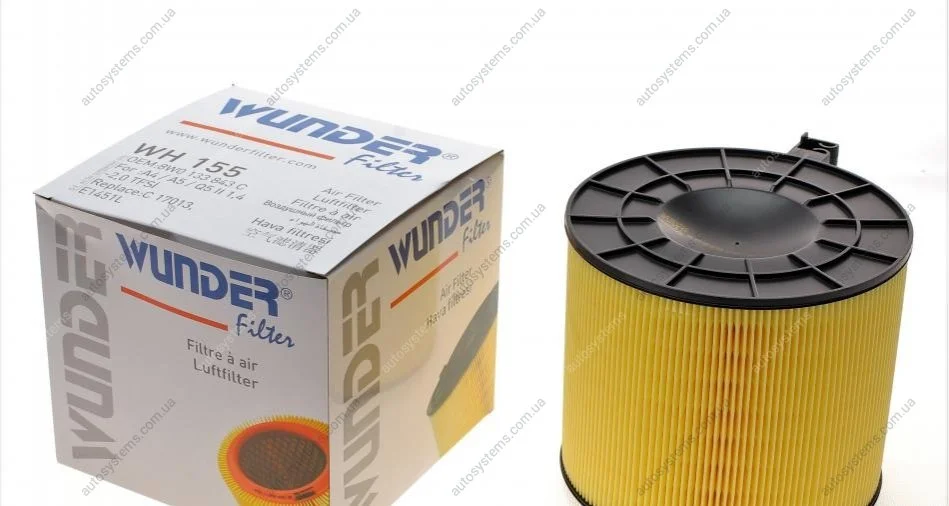Фільтр повітряний Audi A4/A5/Q5 2,0 TFSI 15- Wunder-filter WH 155 (фото 1)