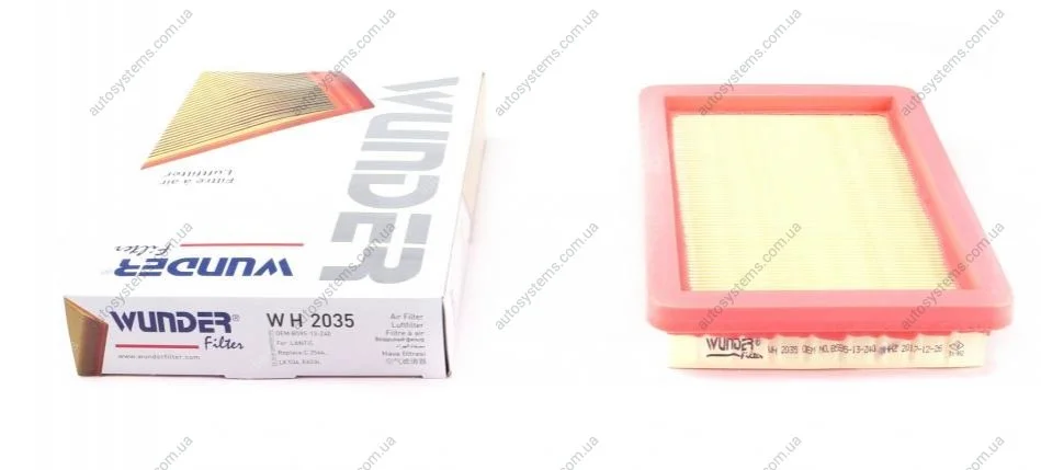 Фільтр повітряний Mazda 323 1.3-1.8 94-04 Wunder-filter WH 2035 (фото 1)