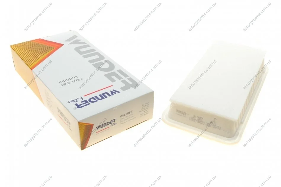 Фільтр повітряний Toyota Yaris 1.4 D-4D 05-12 Wunder-filter WH 2067 (фото 1)