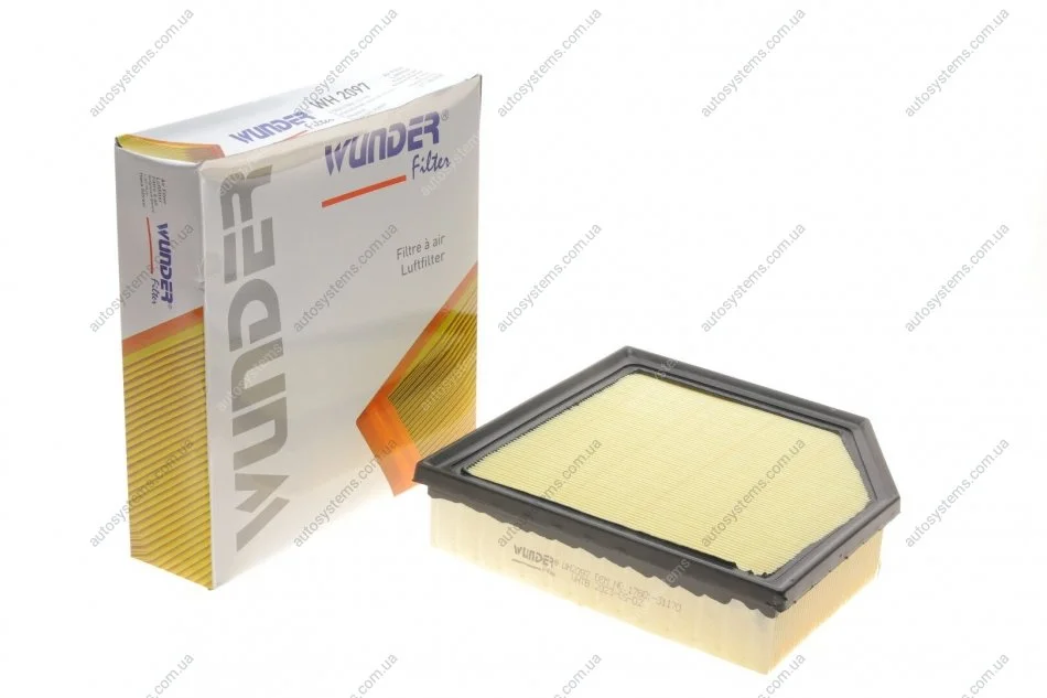 Фільтр повітряний Lexus GS/IS/RC 2.0/2.5/3.5 12-/Toyota Rav4 2.2D4-D/D 4WD 15-18 Wunder-filter WH 2097 (фото 1)