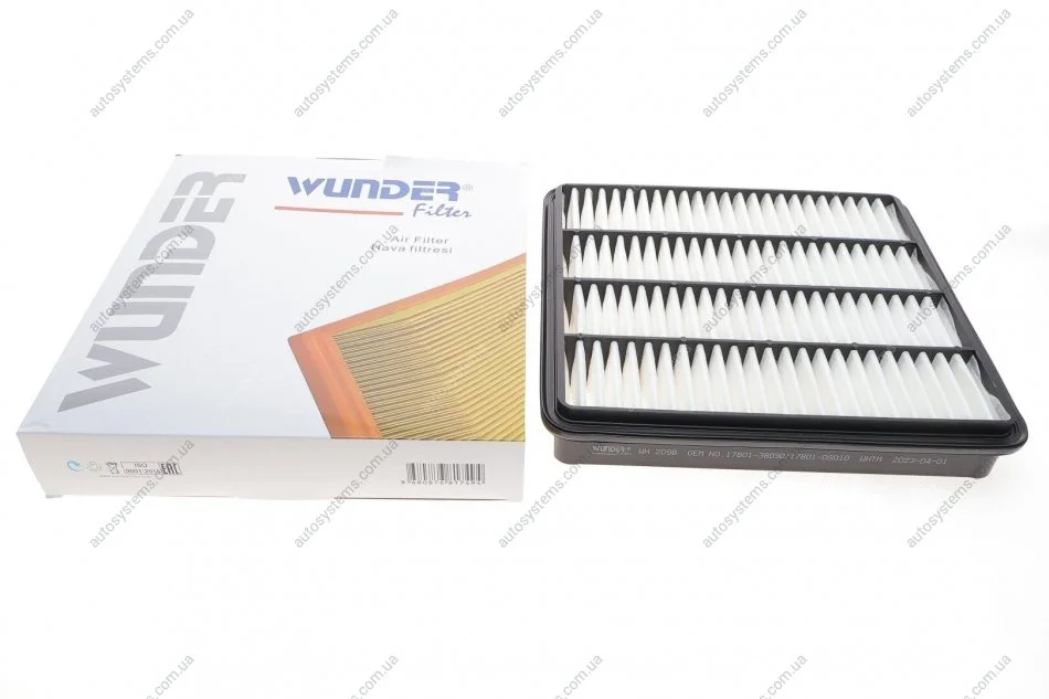Фільтр повітряний Toyota Land Cruiser 200 4.6 V8 08- Wunder-filter WH 2098 (фото 1)