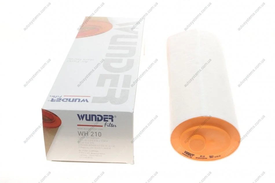 Фільтр повітряний BMW 3 (E46/E90)/5 (E39/E60)/7 (E38/E65-E67)/X5 (E53/E70) 30d Wunder-filter WH 210 (фото 1)