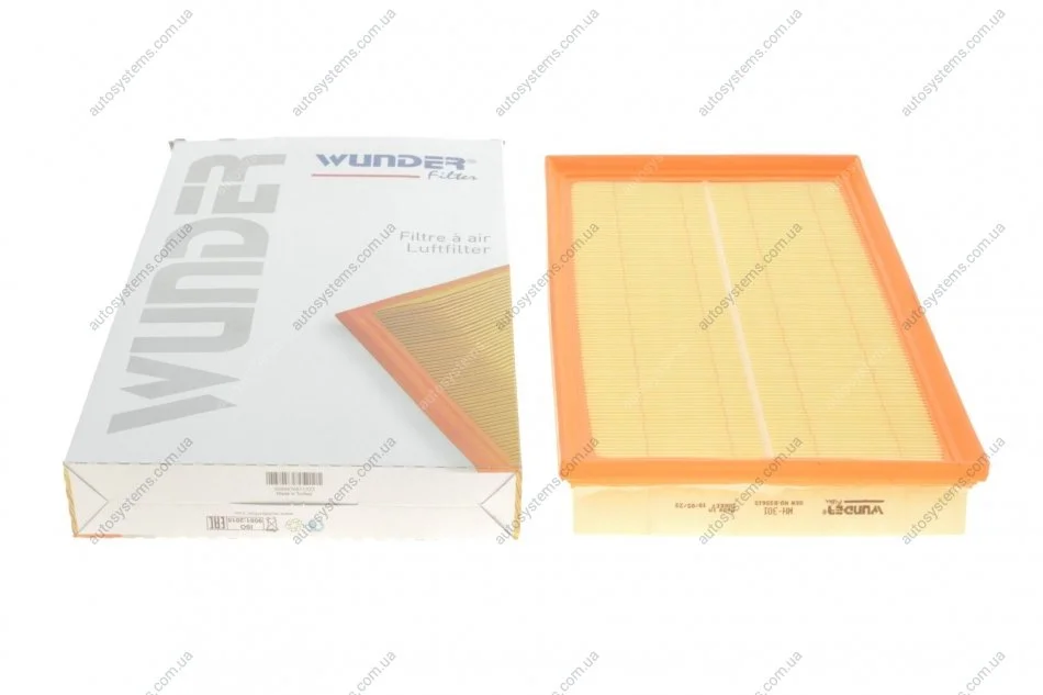 Фільтр повітряний Opel Vectra B 1.6/1.8/2.0i 16V Wunder-filter WH 301 (фото 1)