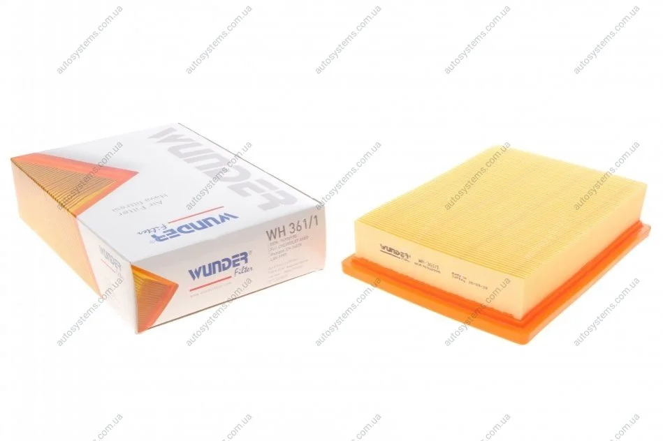 Фільтр повітряний Chevrolet Aveo (T300) 11- (з поролоном) Wunder-filter WH 361/1 (фото 1)