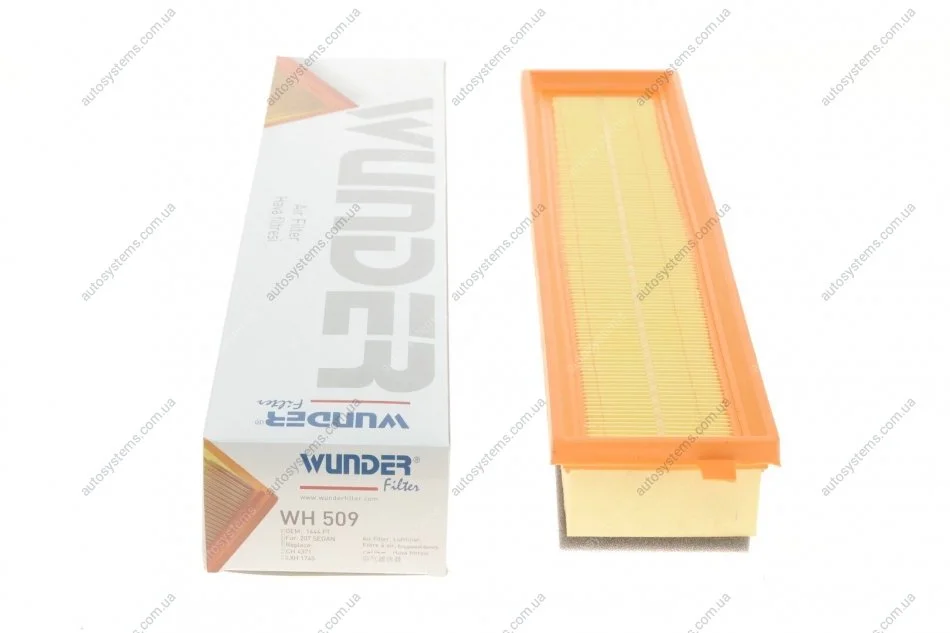 Фільтр повітряний Citroen Berlingo/Peugeot Partner 1.6i 16V 08- Wunder-filter WH 509 (фото 1)
