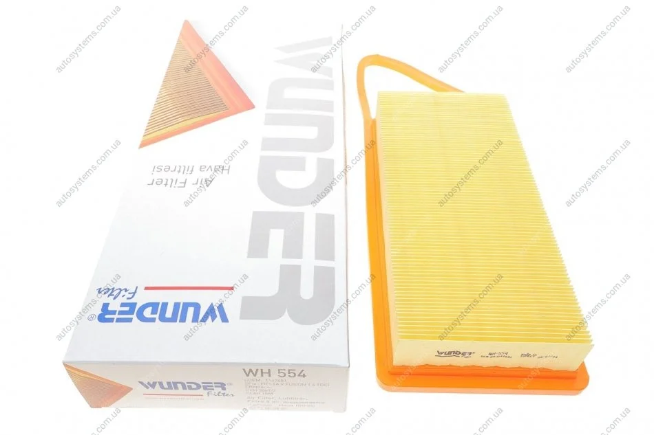 Фільтр повітряний Citroen Nemo/Peugeot Bipper 1.4HDi 08- Wunder-filter WH 554 (фото 1)