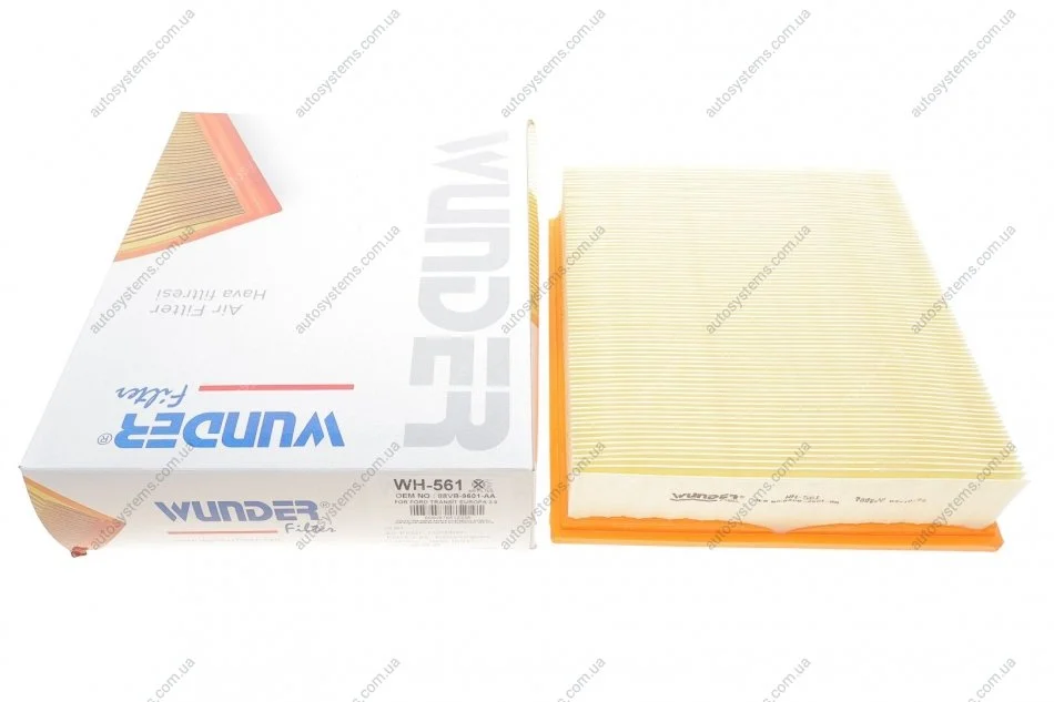 Фільтр повітряний Ford Transit 2.5DI 85-00 Wunder-filter WH 561 (фото 1)