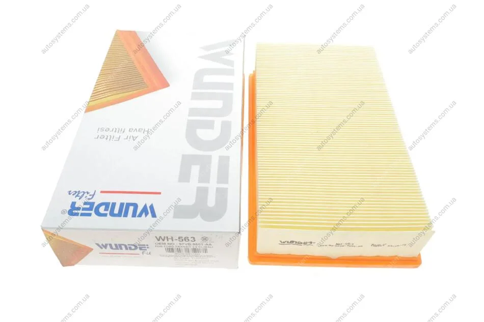 Фільтр повітряний Ford Transit 97-00 (короткий) Wunder-filter WH 563 (фото 1)