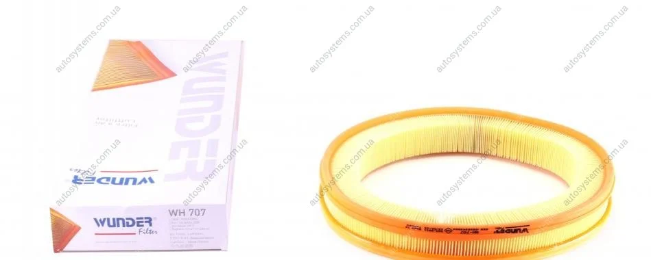 Фільтр повітряний MB (W124) 2.0/2.2 87-93 Wunder-filter WH 707 (фото 1)