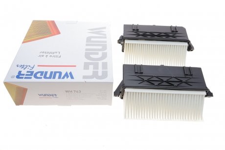 Фільтр повітряний MB E-class (W212/A207/C207)/ GLK (X204) 350CDI (к-кт) Wunder-filter WH 743