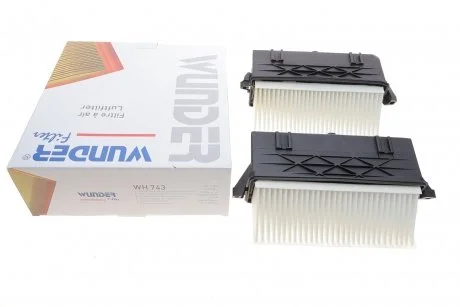 Фільтр повітряний MB E-class (W212/A207/C207)/ GLK (X204) 350CDI (к-кт) Wunder-filter WH 743