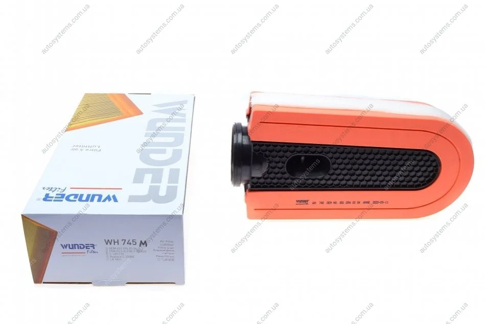 Фільтр повітряний MB C-class (W204)/E-class (S212)/S-class (W221/W222) (MANN) Wunder-filter WH 745 M (фото 1)